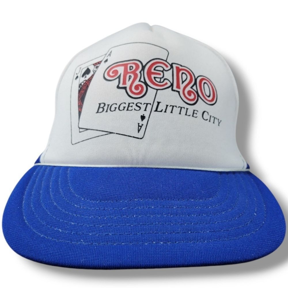 Vintage Hat Vintage Reno Biggest Little City Hat Black Jack Vintage Trucker Hat